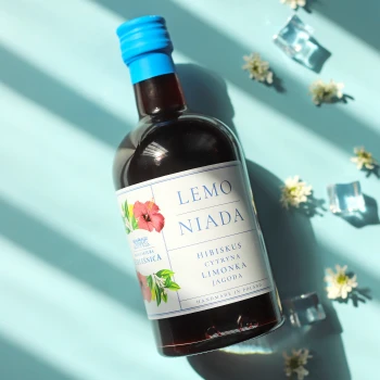 Syrop Lemoniada - hibiskus, cytryna, limonka, jagoda 
