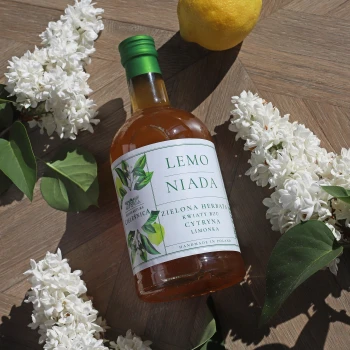 Syrop Lemoniada - zielona herbata, kwiat bzu, cytryna 